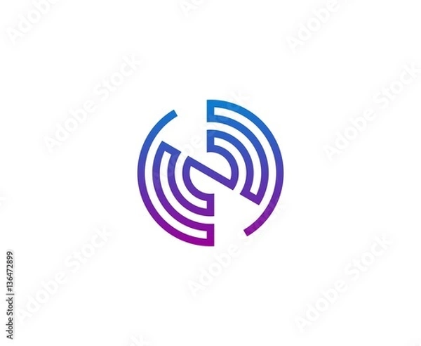 Fototapeta Tech logo