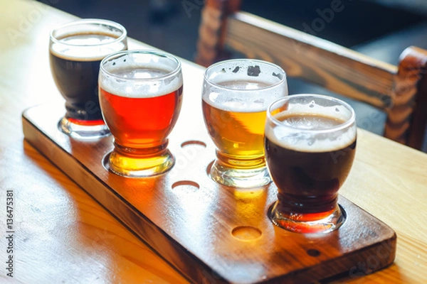 Obraz Craft beer flight