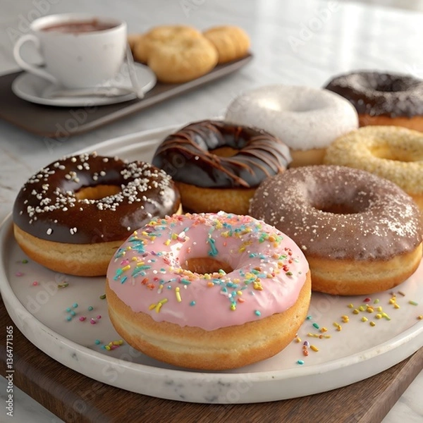 Obraz donuts with icing sugar