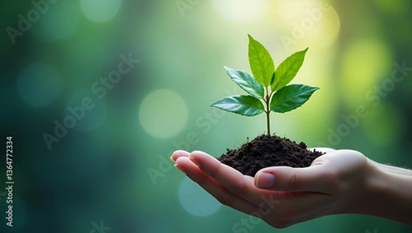 Fototapeta Corporate Team Initiatives Aligning with SDGs for Global Sustainability and Environmental Protection