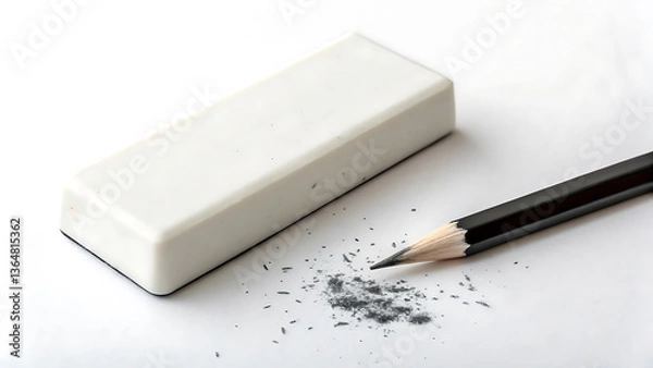 Obraz pencil and eraser