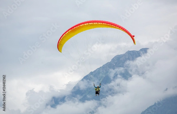 Obraz Полет на параплане