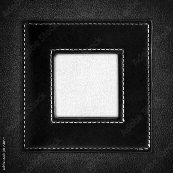 Obraz elegant leather picture frame