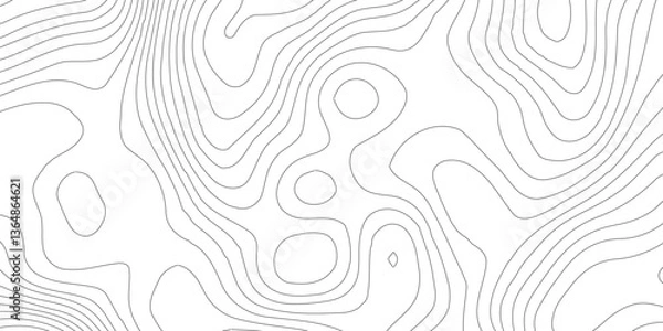 Fototapeta Topographic map patterns, topography line map.Abstract topographic contours map background,Abstract white topography vector background,White topology and topography vector design 