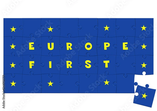 Obraz Puzzle Europe first