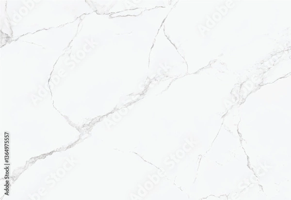Obraz White marble texture for tile skin wallpaper. Panoramic white background form marble stone texture for design. Elegant with marble stone slab texture background. Soft white marble.	
