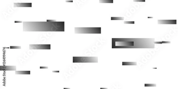 Obraz Abstract gray brick wall texture background design vector.