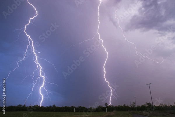 Fototapeta Fulmini