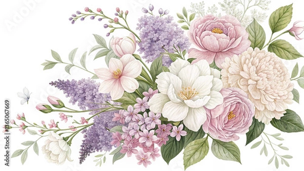 Obraz beautiful prinitng floral patterns