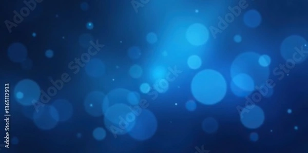 Fototapeta Magic blue blur abstract background with vignette,  gradient,  fantasy