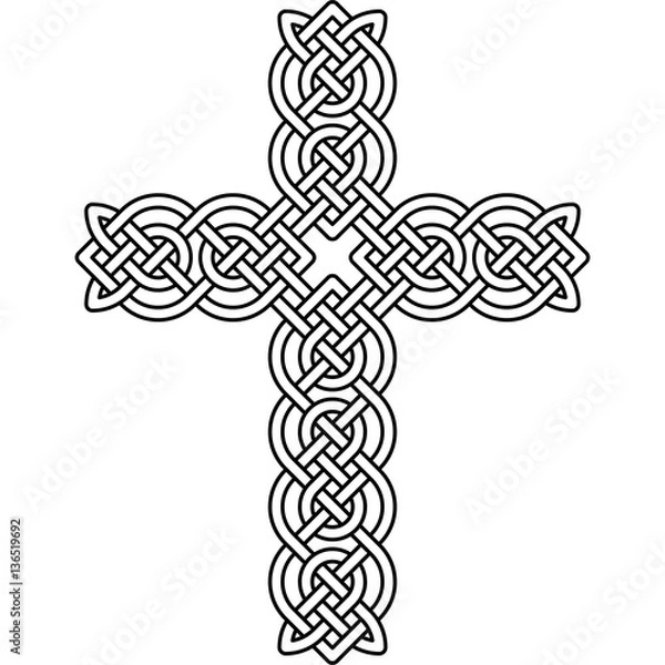 Obraz Celtic pattern. Element of Celtic or Irish ornament