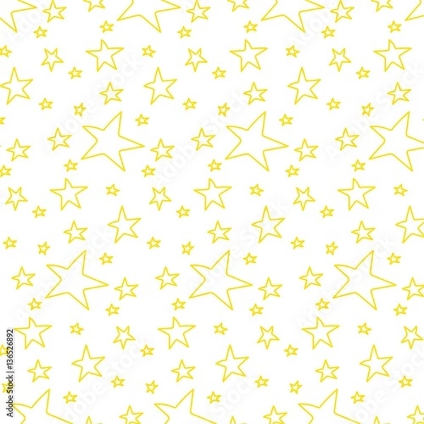 Fototapeta Disigned pettern of the stars. It can be used as a background