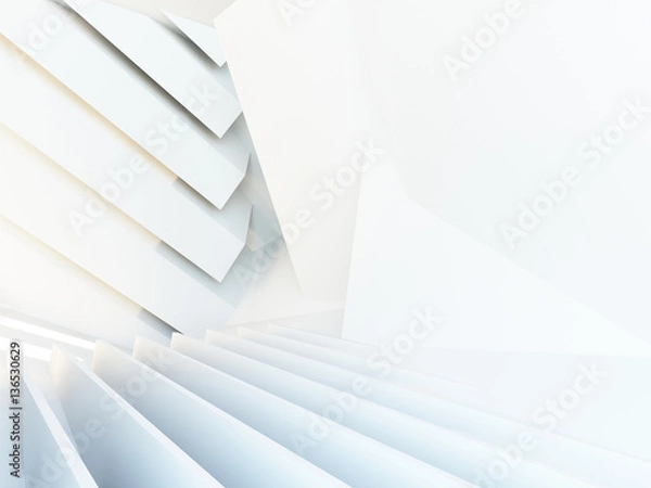 Fototapeta Abstract 3d architectural background