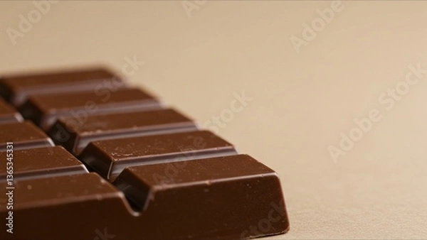 Fototapeta Chocolate Bar CloseUp