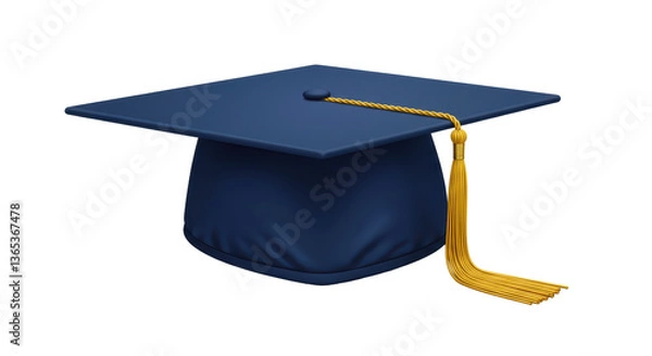 Obraz Isolated Graduation Cap