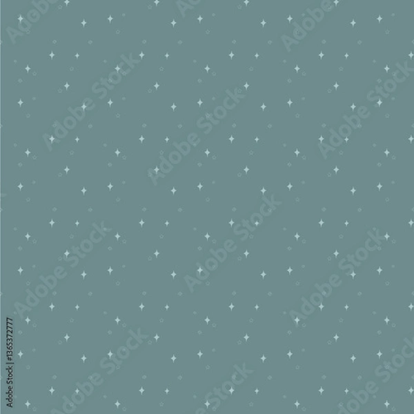 Fototapeta Blue star seamless pattern