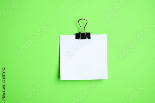 Obraz calendar hanging on a green wall