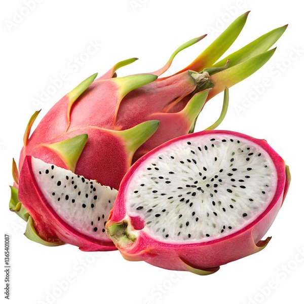 Obraz Dragon fruit image in PNG format