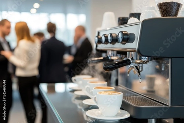 Obraz Coffee break at a business event