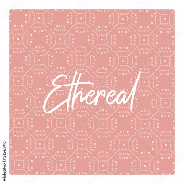 Obraz Ethereal Design Pattern Abstract Background Bandhani Style
