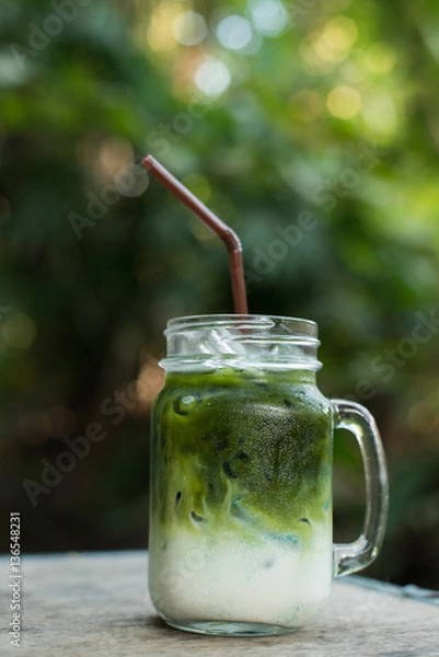 Obraz ced matcha green tea