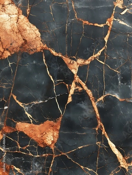 Obraz Black Marble Texture Background.