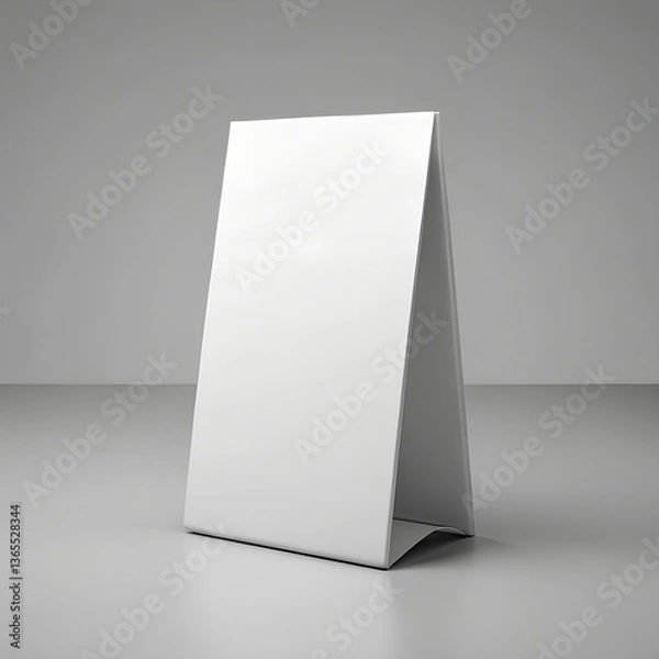 Obraz table tent paper mockup