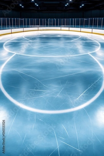 Fototapeta Ice Rink Empty Arena
