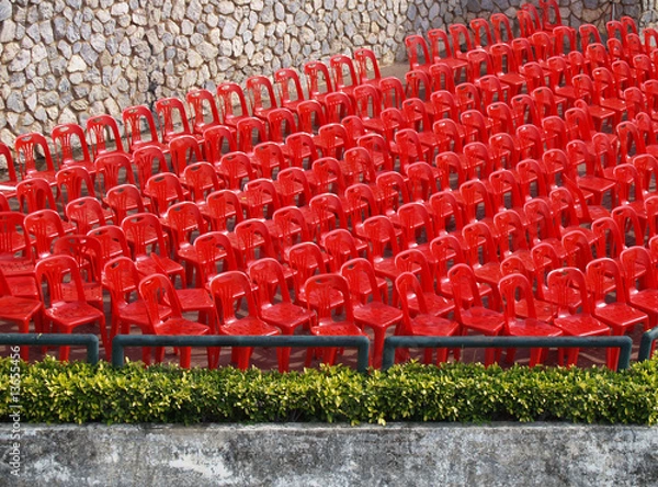Obraz red seats