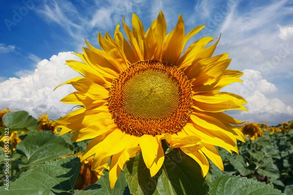 Obraz sunflower on meadow
