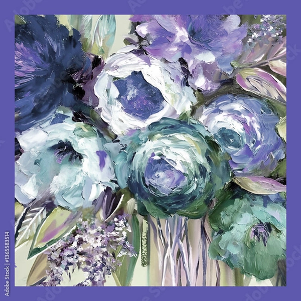 Fototapeta Shawl Scarf Pattern Graphic Design
