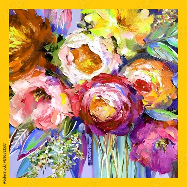 Fototapeta Shawl Scarf Pattern Graphic Design
