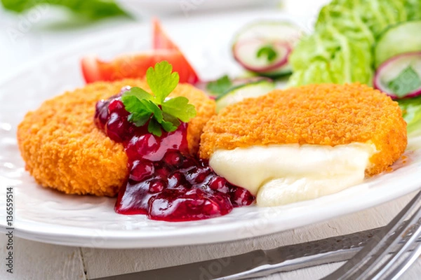 Obraz Gebackenes Camembert