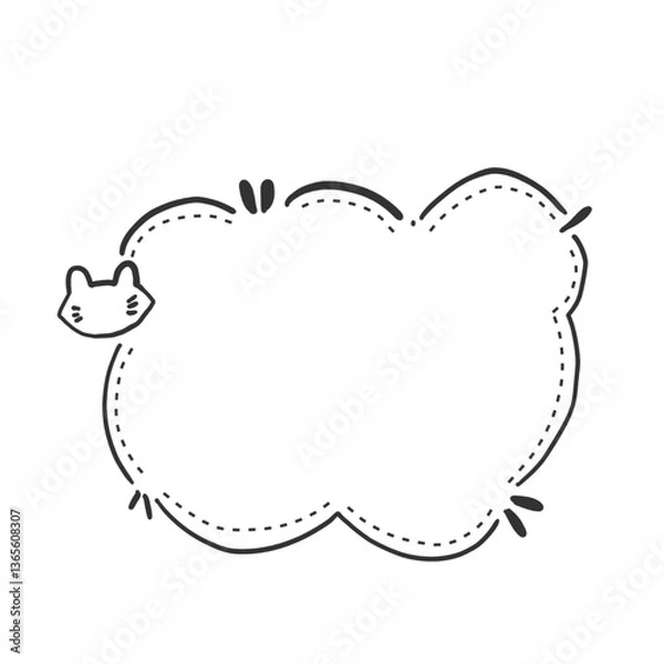 Obraz vector frame for your text