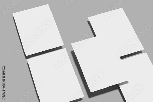 Obraz blank A4 Flyer