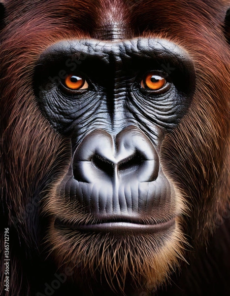 Obraz Gorilla with human expression
