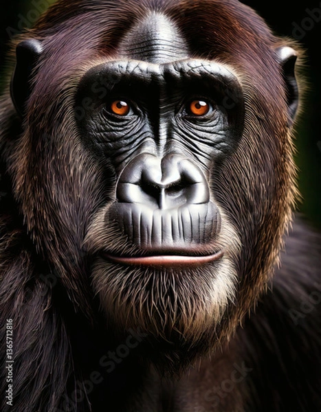 Obraz Gorilla with human expression