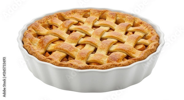 Obraz Isolated Apple Pie