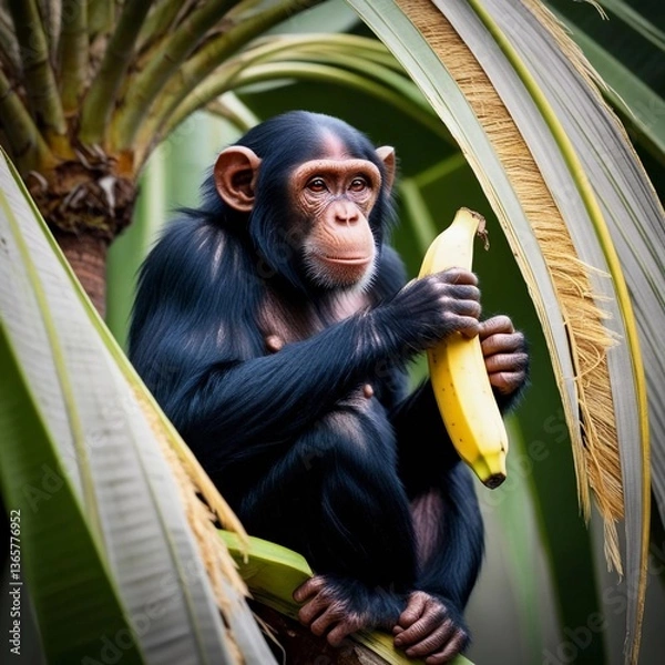 Obraz monkey with bananas
