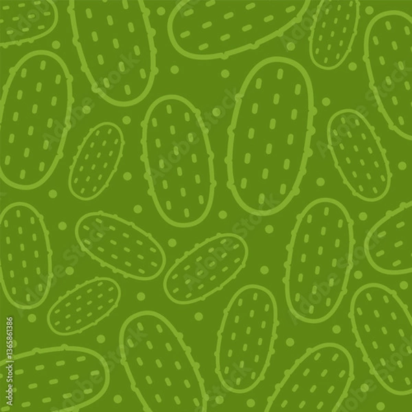 Obraz Tło w ogórki.