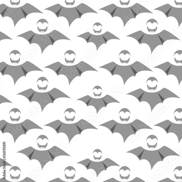 Obraz halloween pattern background icon vector illustration design