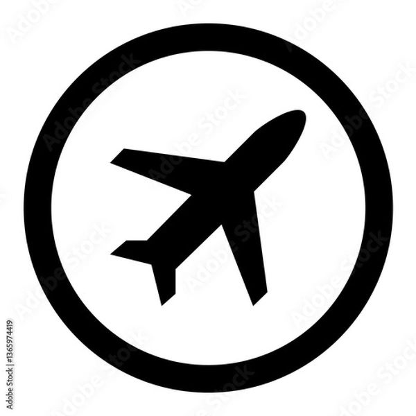 Obraz Airplane Icon