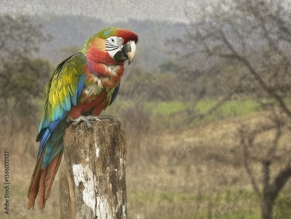 Fototapeta Parrot, generative AI