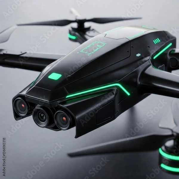 Fototapeta digital camera on white background