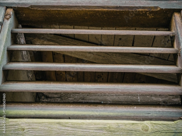 Obraz Alte Holztreppe