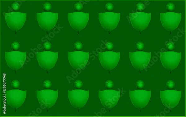 Obraz Green Knight Avatar Pattern