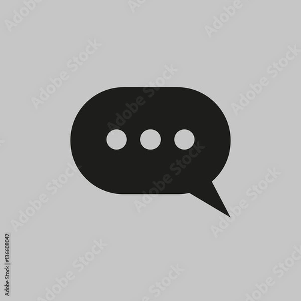 Fototapeta Dialog icon