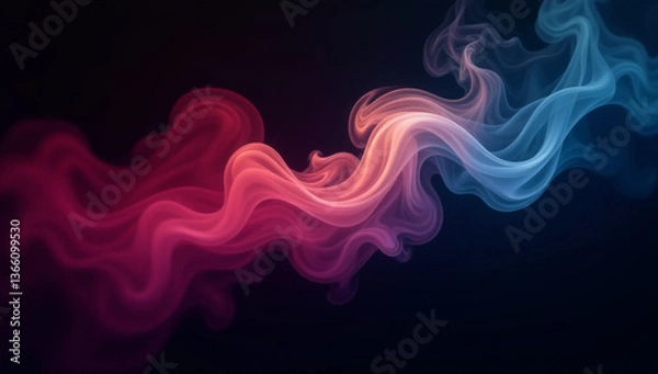 Fototapeta Flame and Frost The Blade of Duality
