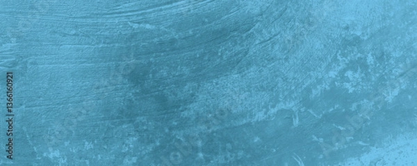 Fototapeta A Stylish and Sophisticated Blue Abstract Painted Canvas with a Chic and Modern Feel

