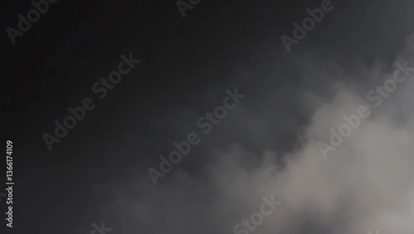 Obraz Minimal Background with Dramatic Cloud Patterns